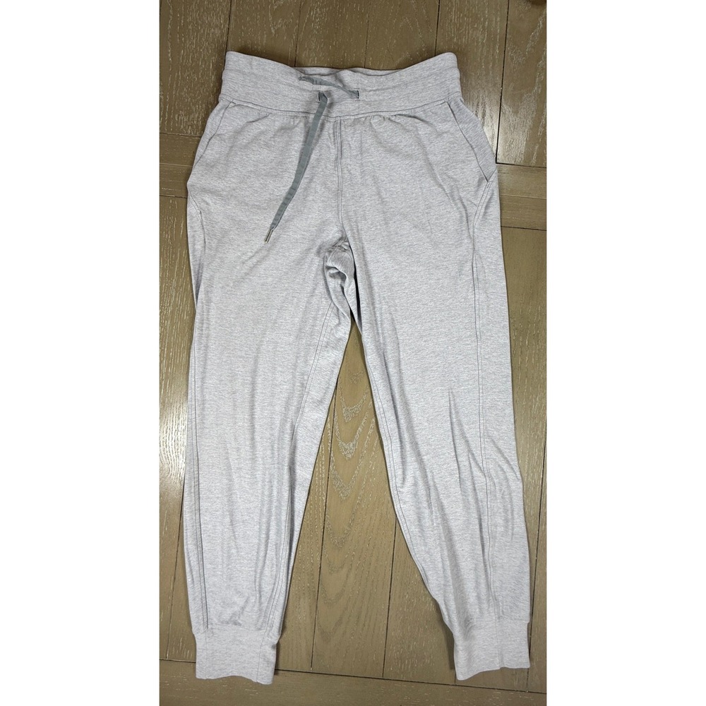 Lululemon Ready To Rulu High Rise Jogger Womens 8 Gray Drawstring Pants W5EKLS - Picture 7 of 11